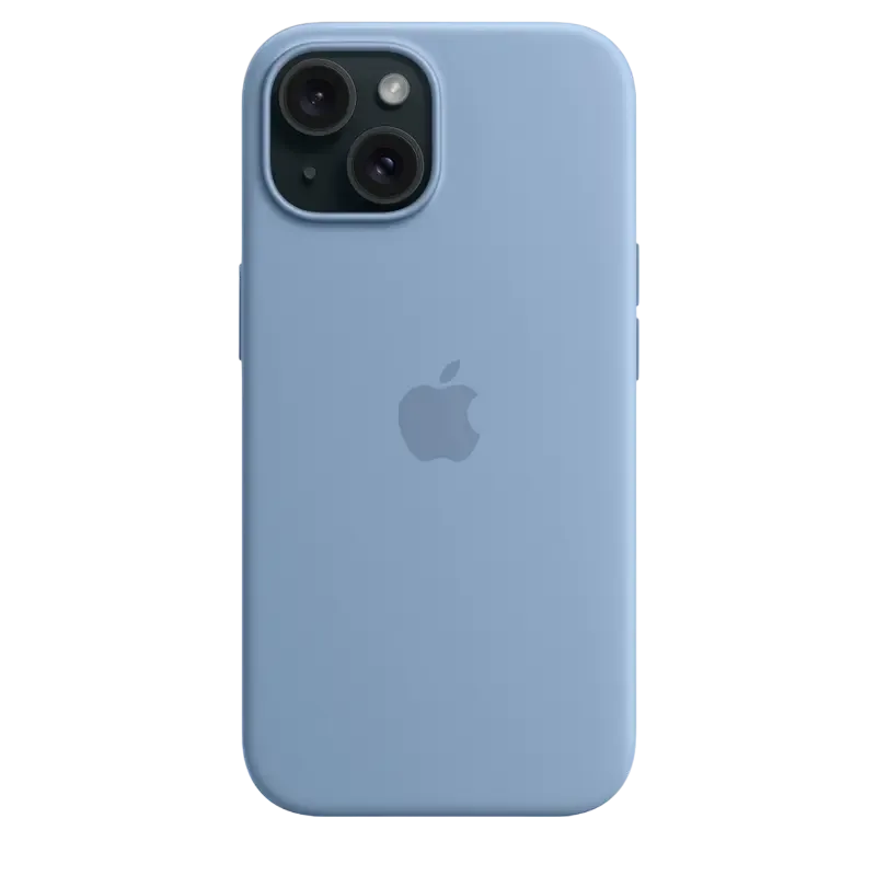 Чехол для Apple iPhone 15 Pro, цвет голубой туман