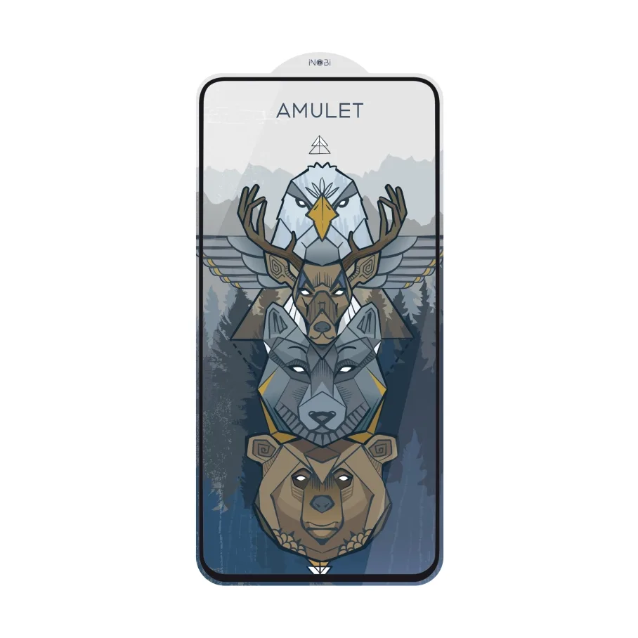 Защитное стекло AMULET 2.5D HD Antistatic для Samsung A53 5G/A52s/A52, цвет черный