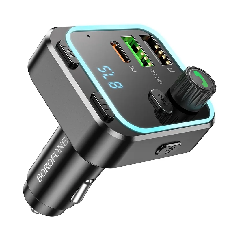 Модулятор Borofone BC53 Highway PD20W+QC3.018W Total 38W, цвет черный