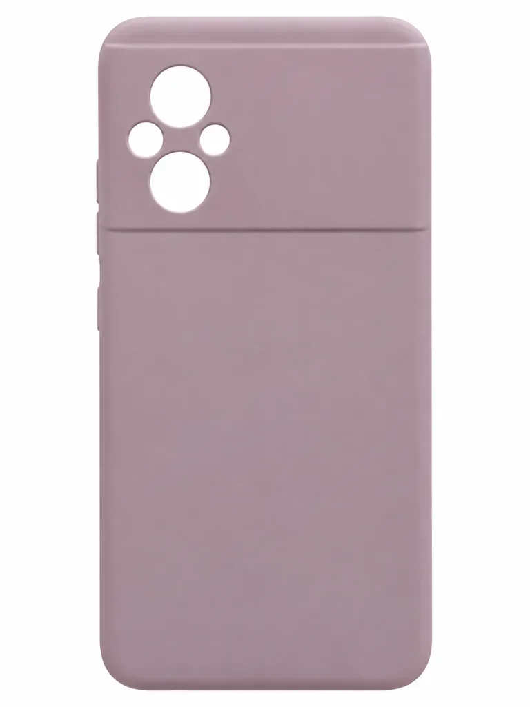 Чехол Silicone для POCO M5, цвет элегантный фиолетовый