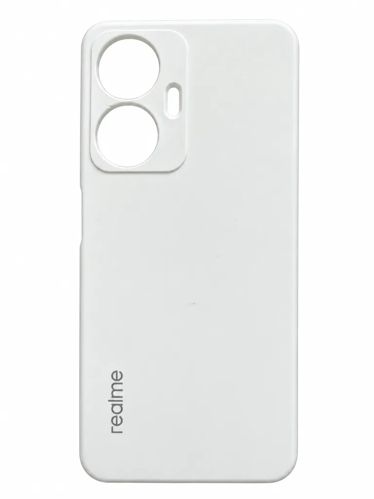Чехол Silicone для Realme C55, цвет белый