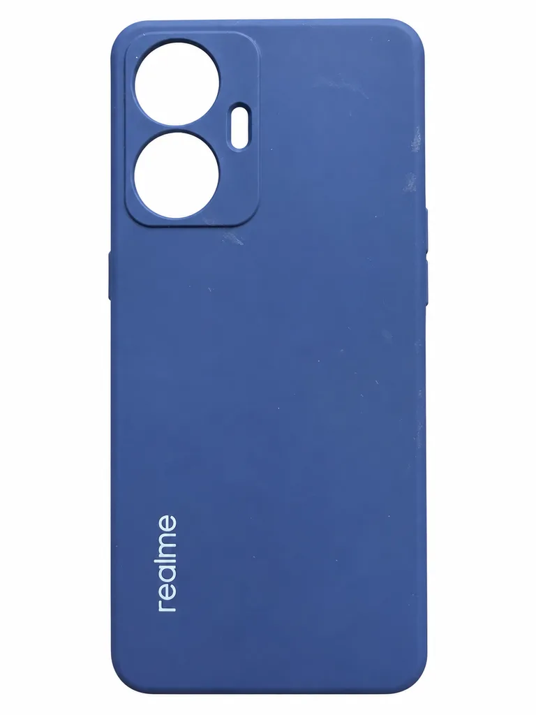 Чехол Silicone Case для Realme C55, цвет темно-синий
