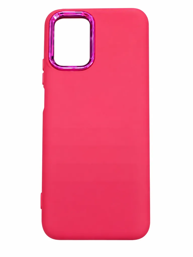 Чехол Silicone Metal frame для Xiaomi Redmi Note 10 Pro / 10 Pro Max 4G, цвет марун