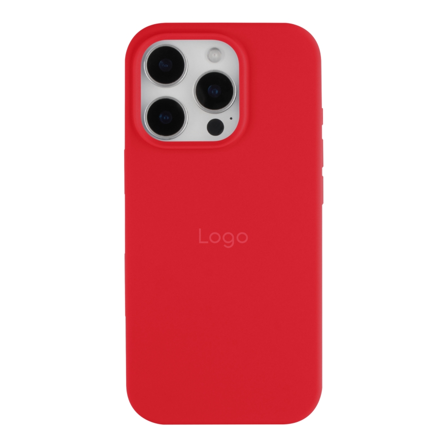 Чехол Silicone Case Full Size (AA) для iPhone 16 Pro (14.Red)