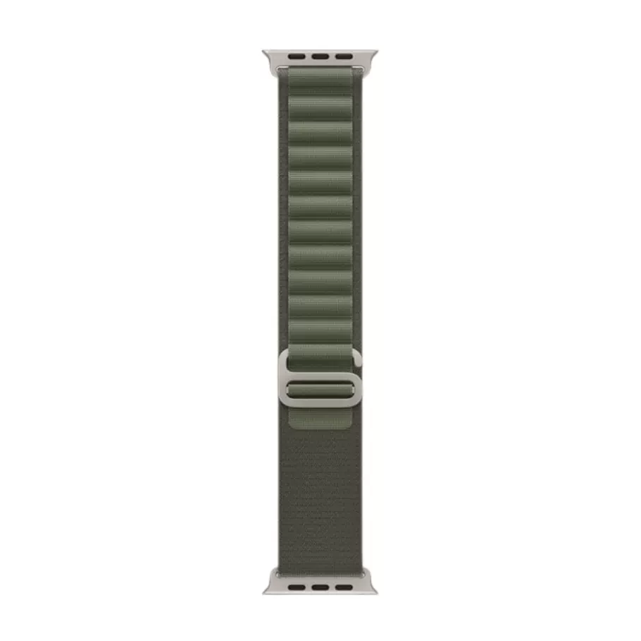 Ремешок Alpine Loop для Apple Watch 42/44/45/49 mm, цвет зелёный