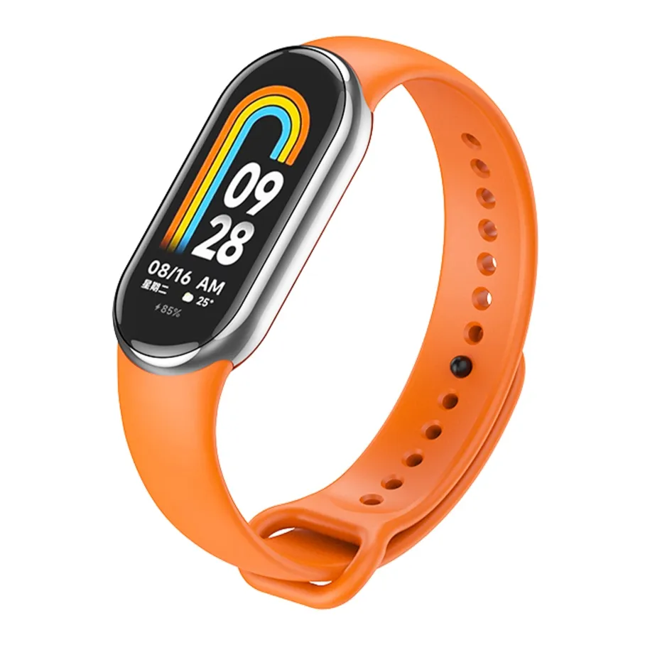 Ремешок для Xiaomi Mi Band 8 / 9, цвет оранжевый
