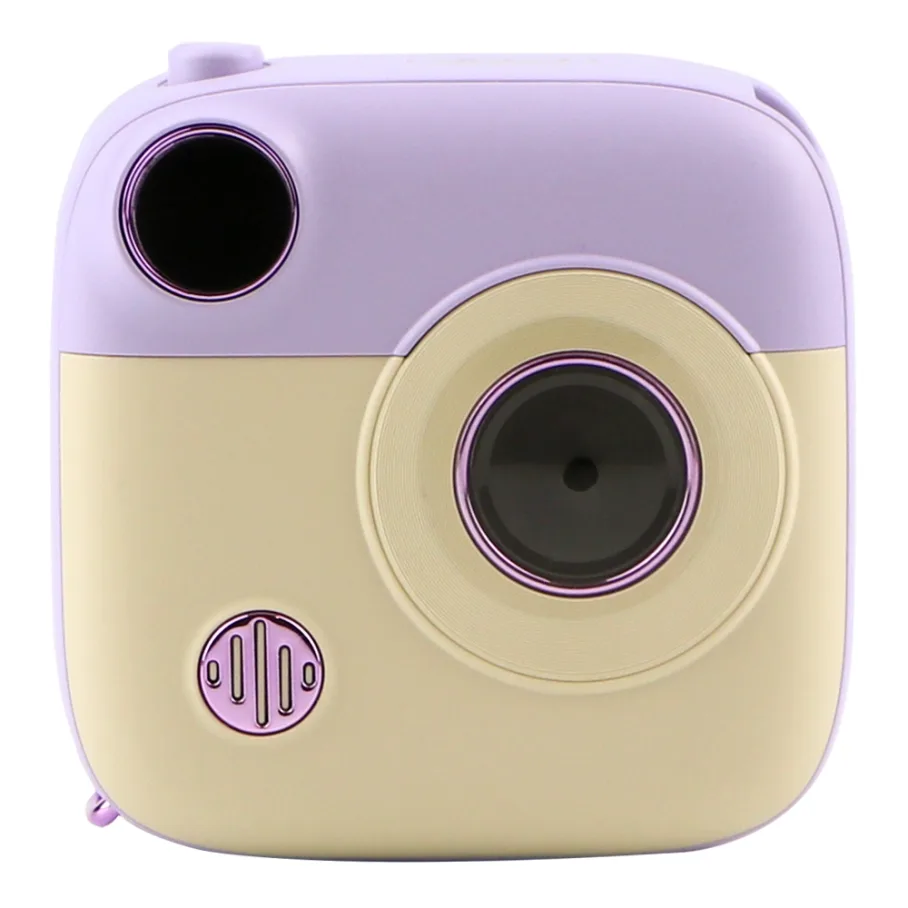Power Bank XO PR223 Magnetic 15W mini camera digital display 10000mAh, цвет фиолетовый+белый