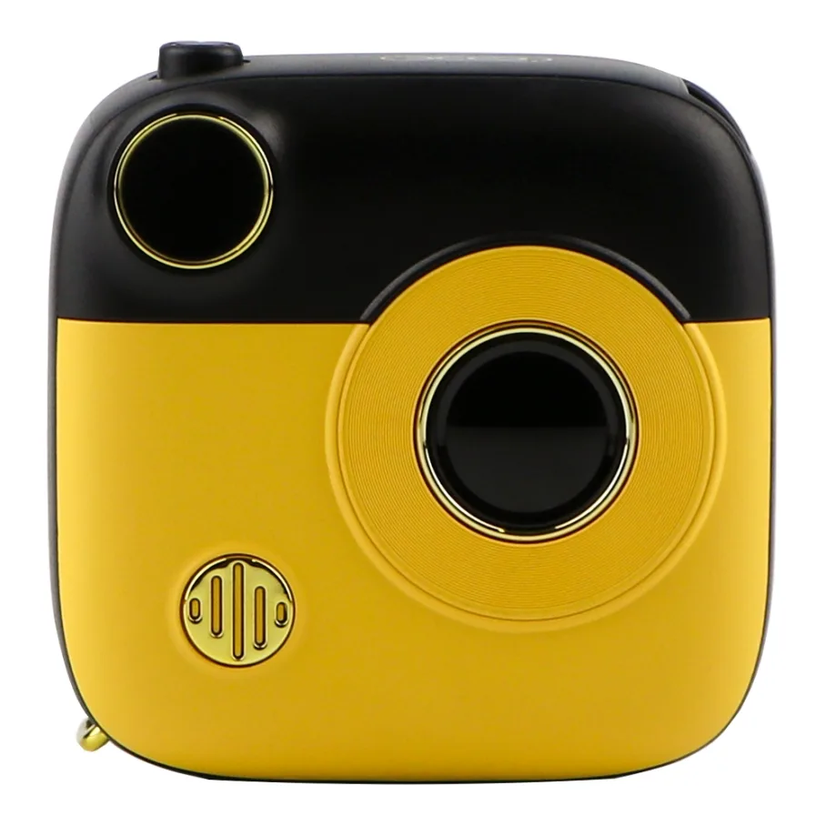 Power Bank XO PR223 Magnetic 15W mini camera digital display 10000mAh, цвет черный+желтый