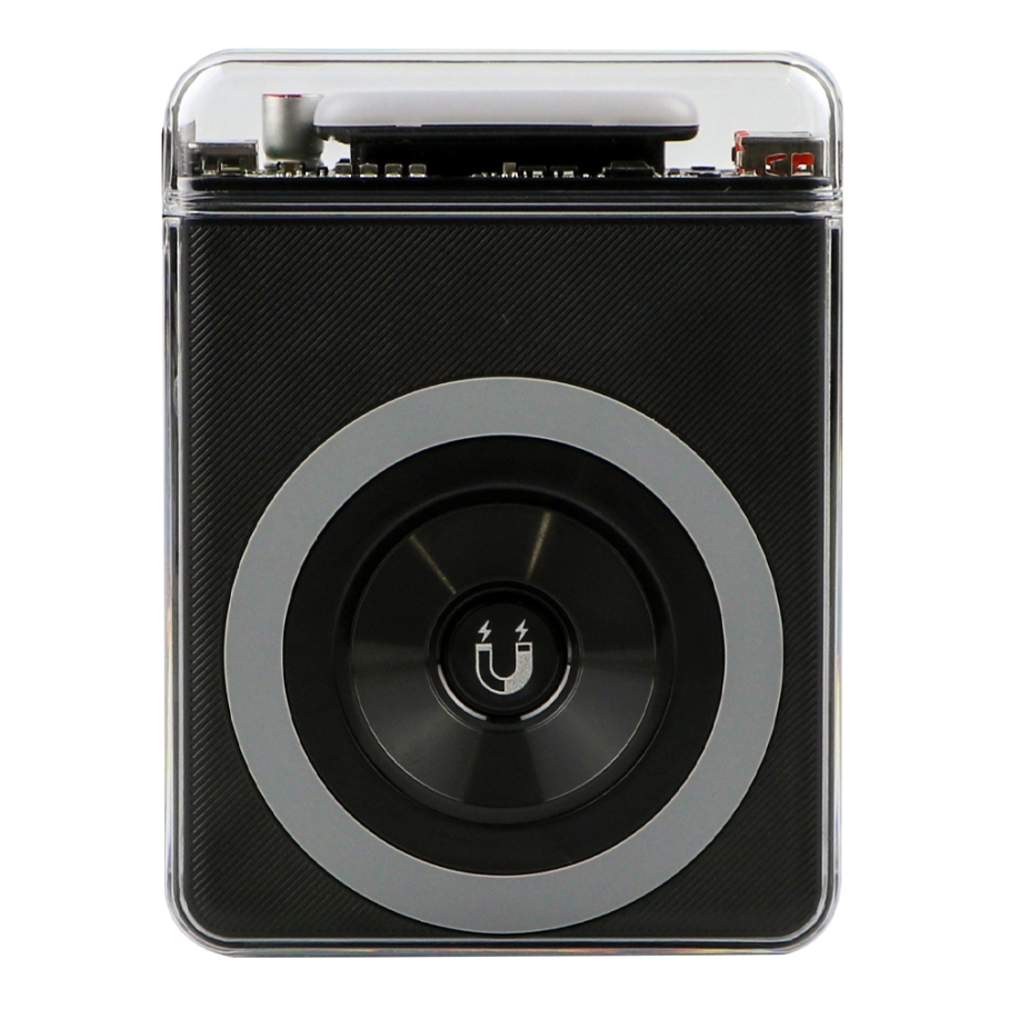 Power Bank XO PR226 Mini Transparent Magnetic Absorption 15W 10000mAh (Черный)