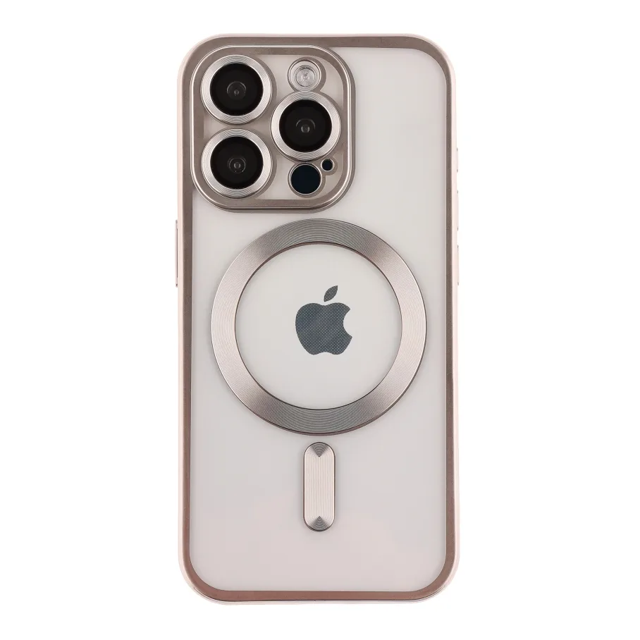 Чехол для iPhone 15 Pro Max с MagSafe, цвет титан