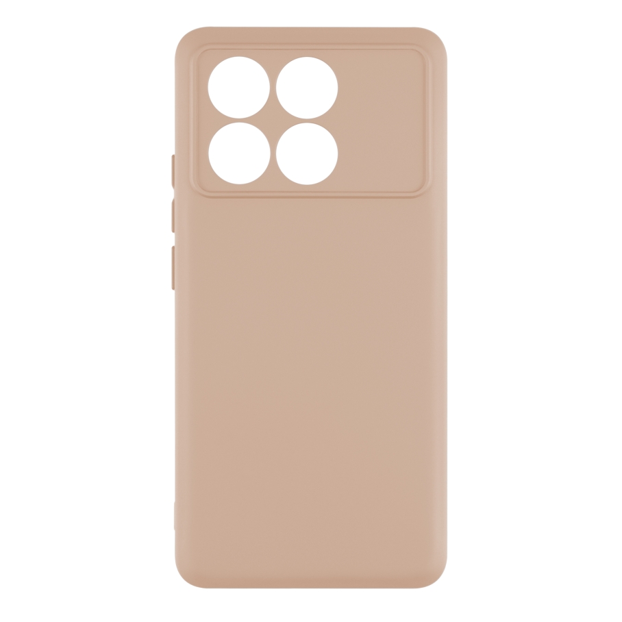 Чехол Silicone Cover Full Camera (A) для Xiaomi Poco X6 Pro 5G (19.Pink Sand)