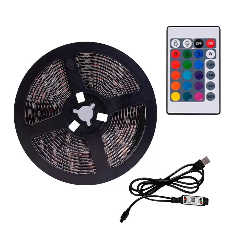 LED Лента Hoco DL30 Plus 4м 5050, цвет черный