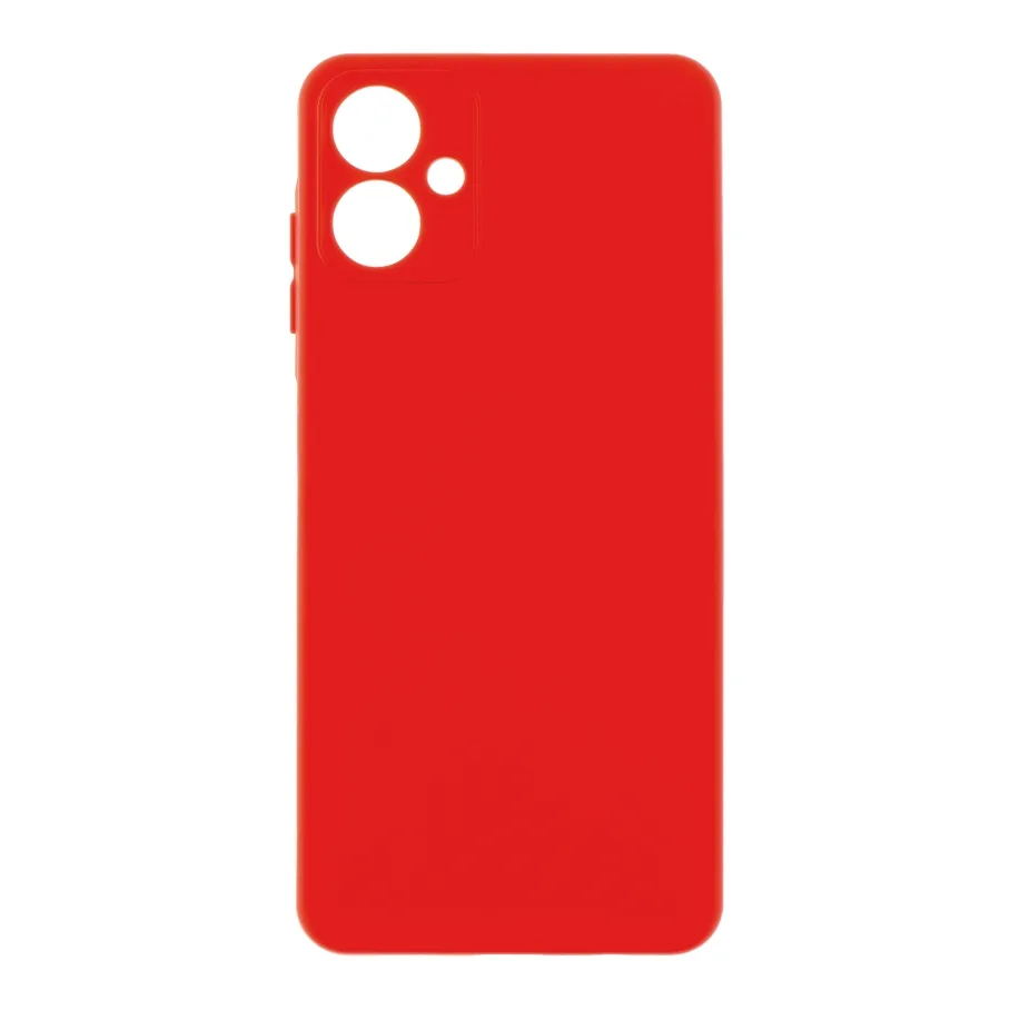 Чехол Silicone Cover Full Camera для Samsung Galaxy A06 (A065), цвет красный