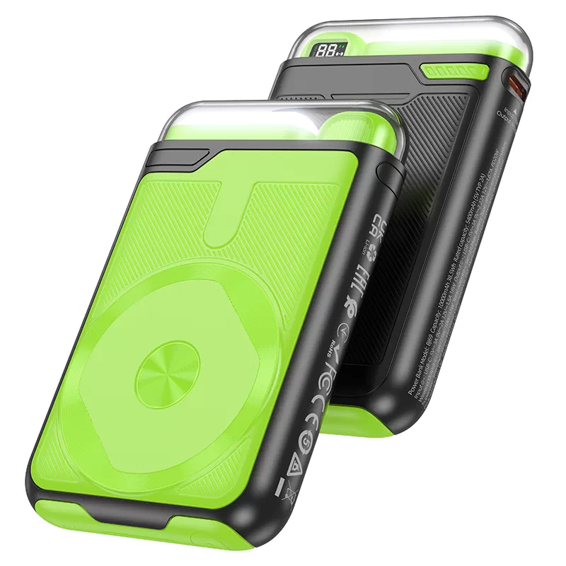 Power Bank Borofone BJ69 PD20W magnetic, ночная подсветка 10000mAh, цвет черный
