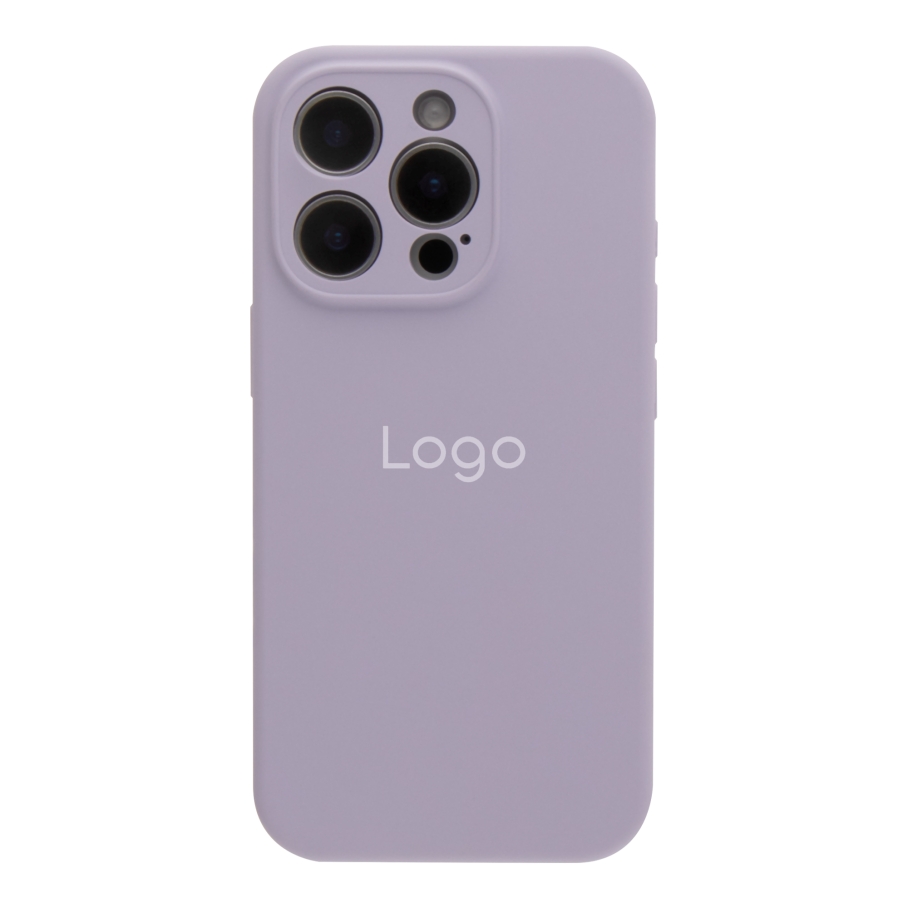 Чехол Silicone Case Full Size with Frame для iPhone 16 Pro Max (83.Lilac Purple)