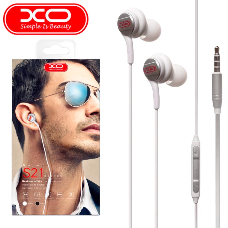 Наушники XO S21 мятая упаковка (Белый)