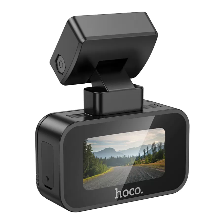 Видеорегистратор Hoco DV10 Mini 1.47-дюймовый IPS 1080P@30fps/Wi-Fi, цвет черный