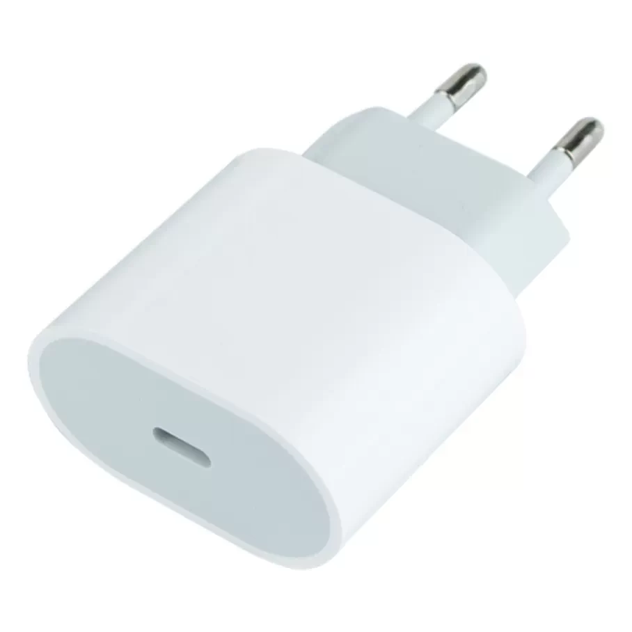 Сетевое Зарядное Устройство Apple PD 20W 1:1, Мятая упаковка, цвет белый