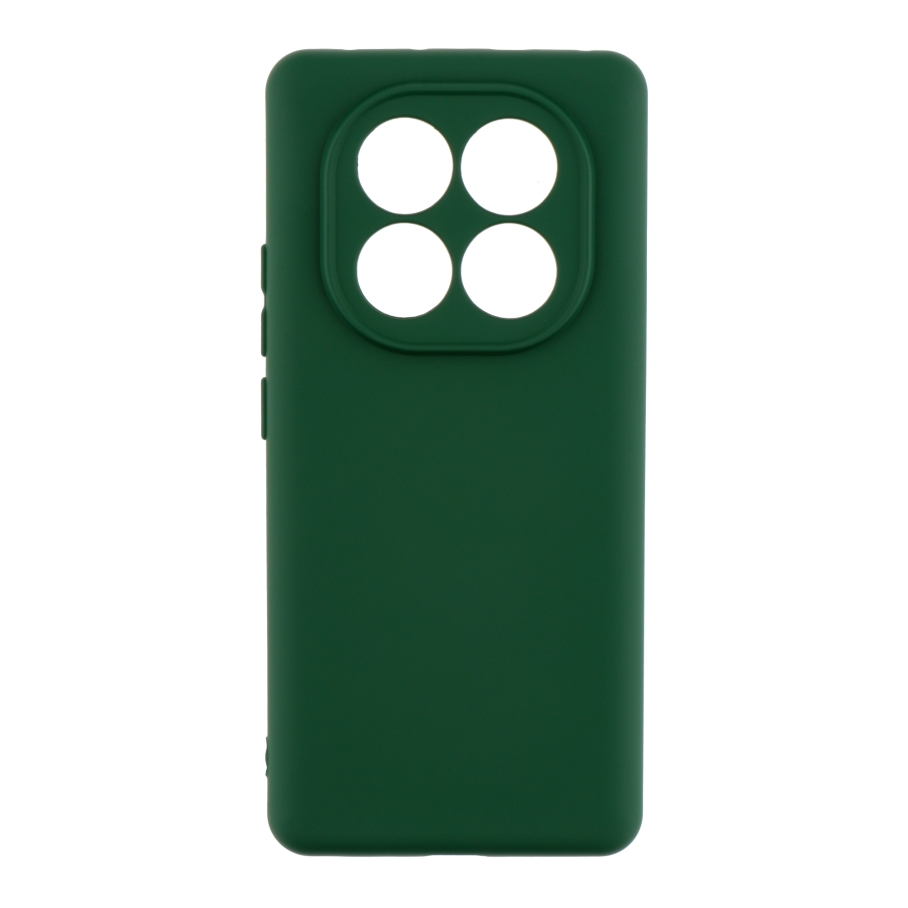 Чехол Silicone Cover Full Camera (A) для Xiaomi Redmi Note 14 Pro 5G/Poco X7 5G (71.Dark Green)
