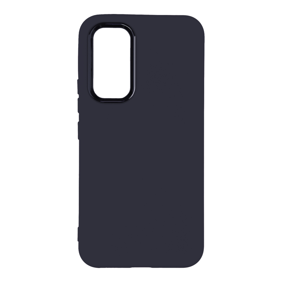 Чехол Silicone Cover Metal frame (AA) для Samsung Galaxy A54 5G (A546) (18.Black)