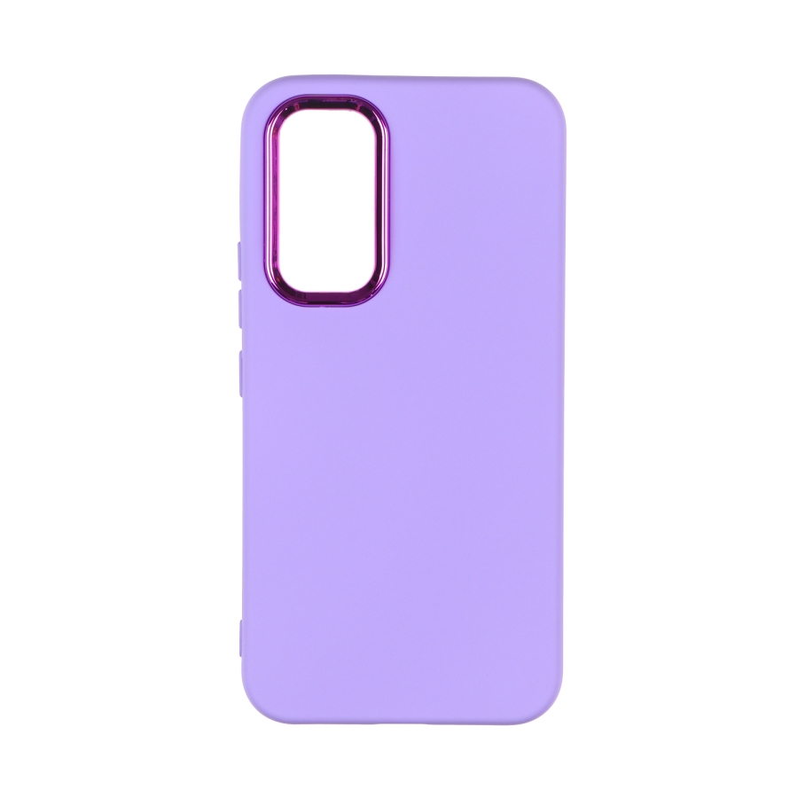 Чехол Silicone Cover Metal frame (AA) для Samsung Galaxy A54 5G (A546) (39.Elegant Purple)