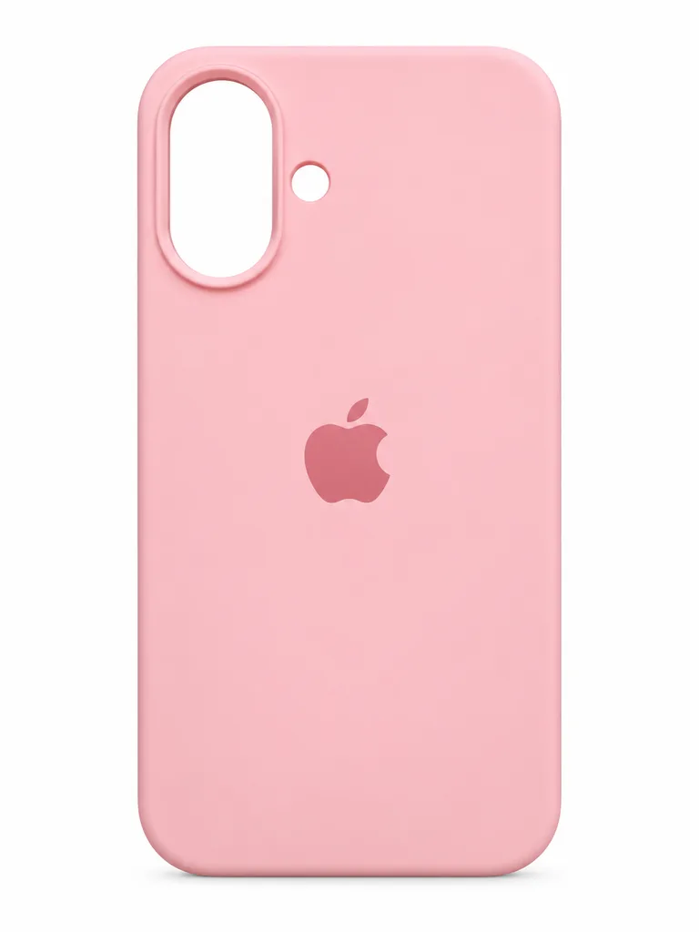 Чехол Silicone Case для iPhone 17, цвет розовый