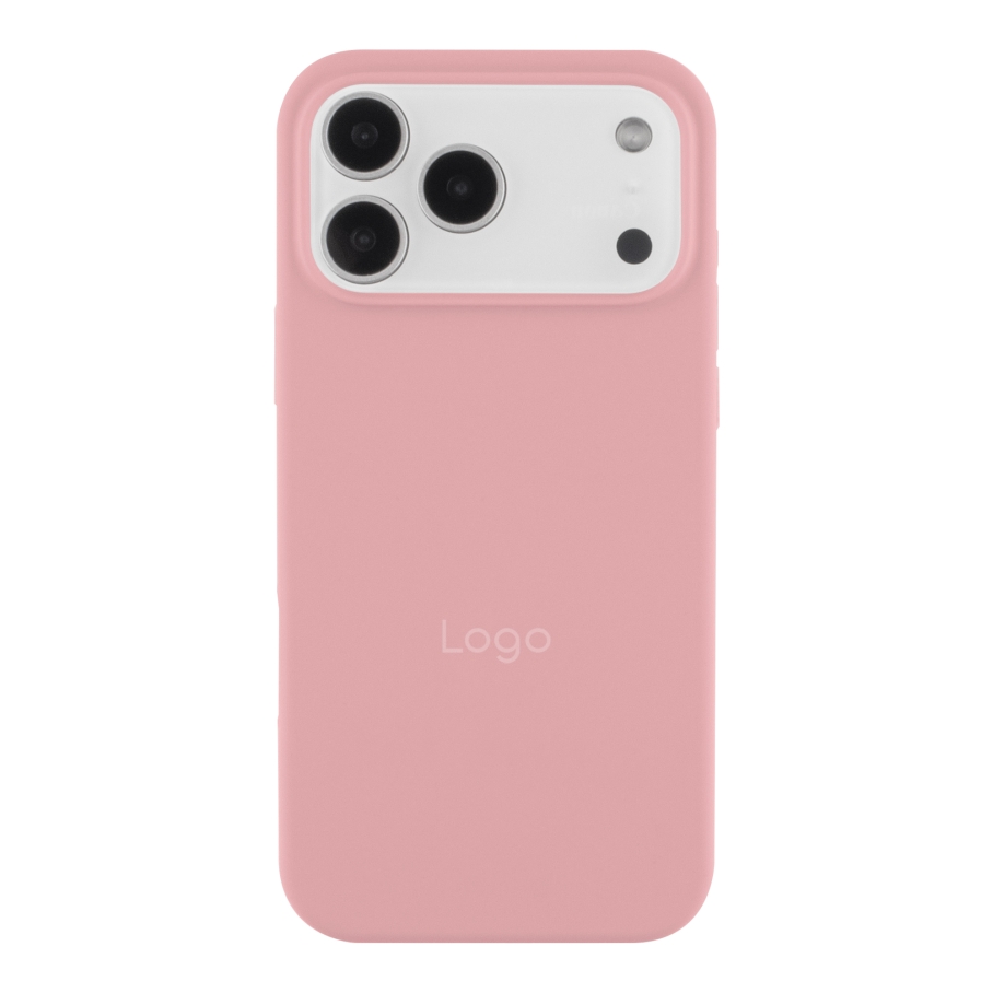 Чехол Silicone Case Full Size (AA) для iPhone 17 Pro (81.Chalk Pink)
