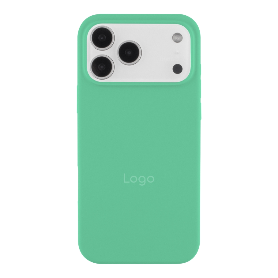 Чехол Silicone Case Full Size (AA) для iPhone 17 Pro Max (47.Spearmint)