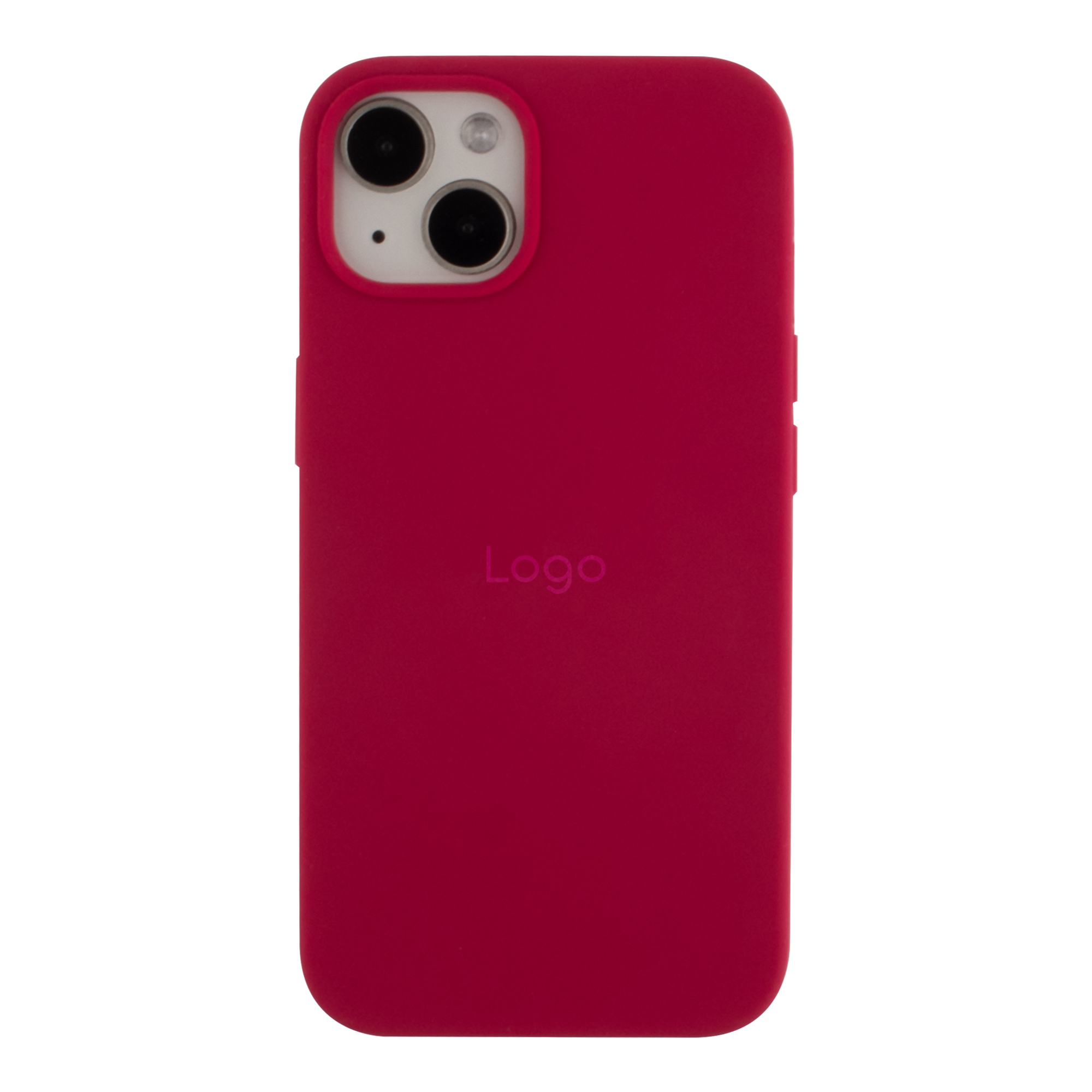 Чехол Silicone Case Full Size (AA) для iPhone 13 (37.Rose red)