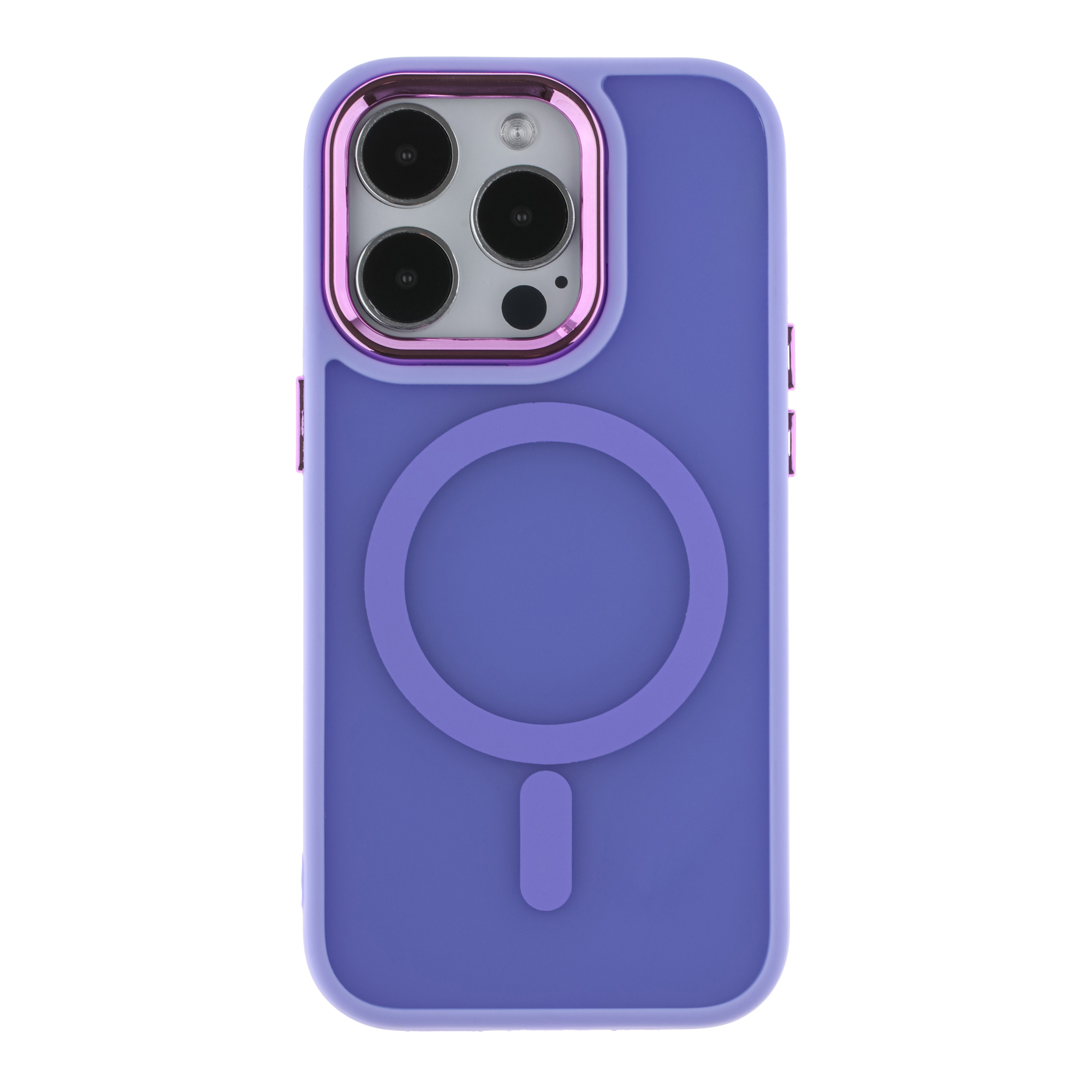 Чехол TPU+PC Foggy with Magsafe для Iphone 13 Pro Max (Purple)