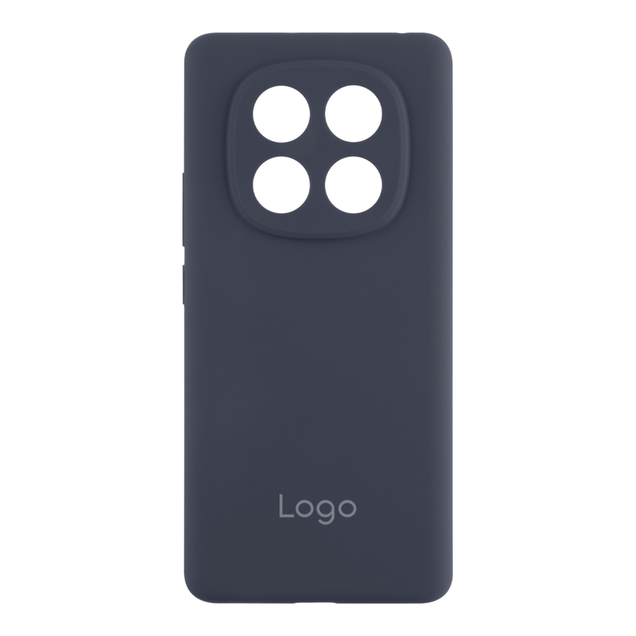 Чехол Liquid Silicone (AA) Full Camera для Xiaomi Redmi Note 14 Pro 4G (08.Dark Blue)