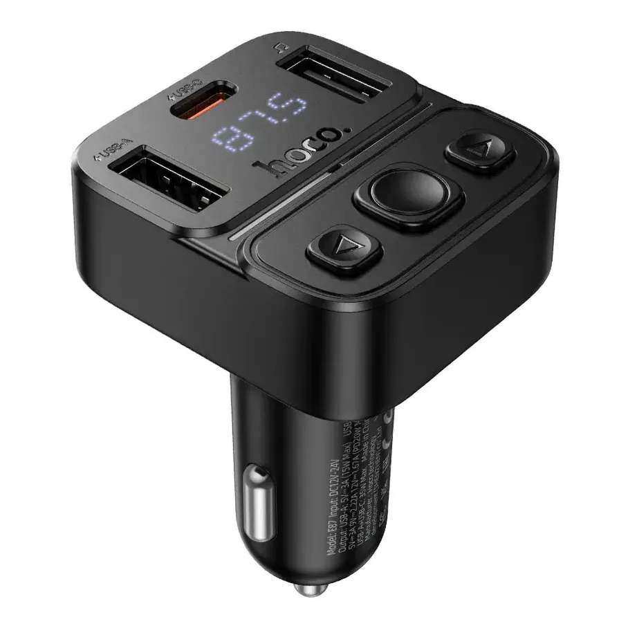 Модулятор Hoco E87 USB-C PD20W+USB 15W Total 35W, цвет черный