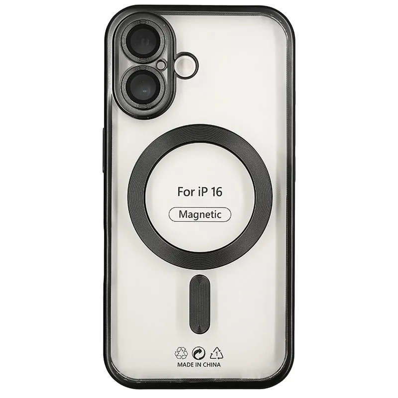 Чехол для iPhone 16 с MagSafe, цвет черный