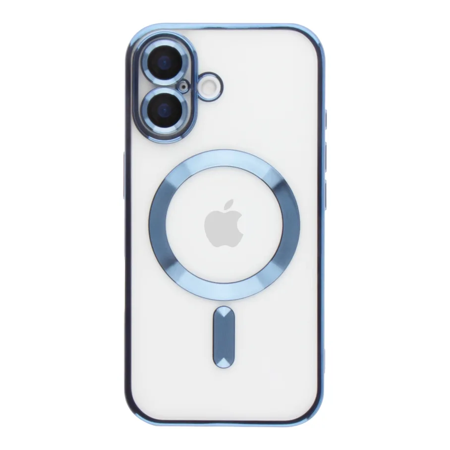 Чехол для iPhone 16 с Magsafe, цвет синий