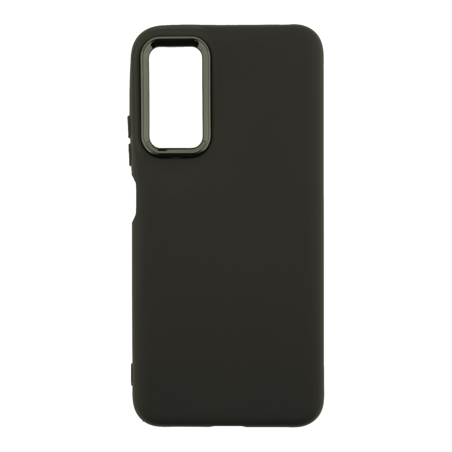 Чехол Silicone Cover Metal frame (AA) для Samsung Galaxy A34 5G (A346) (18.Black)