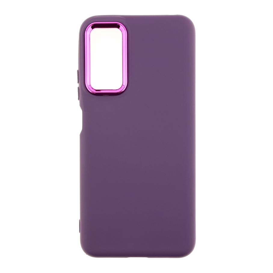 Чехол Silicone Cover Metal frame (AA) для Samsung Galaxy A14 4G (A145)/A14 5G (A146) (82.Elderberry)
