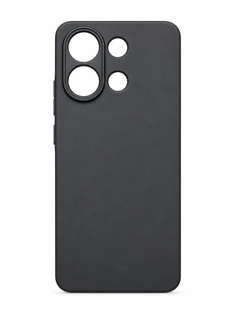 Чехол Silicone Cover Full Camera для Xiaomi Redmi Note 13 4G, цвет черный