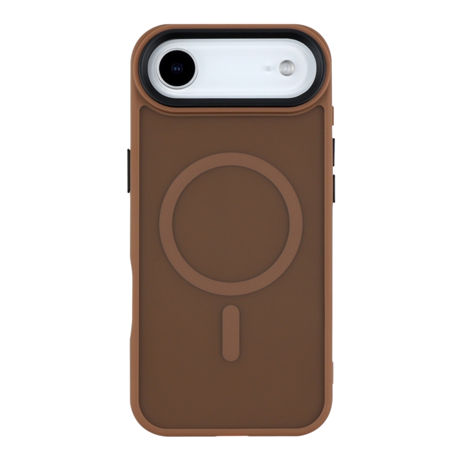 Чехол TPU+PC ShadowMat with MagSafe для iPhone 17 Air (Brown)