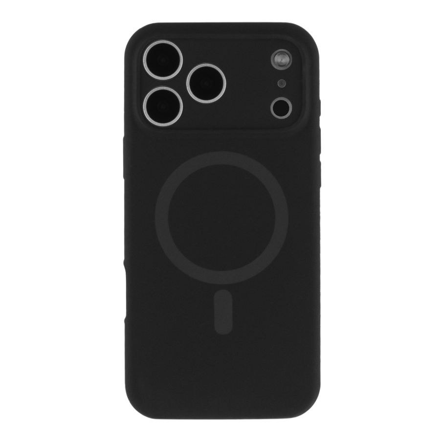 Чехол Glow Silicone Case Full Camera with Magsafe для iPhone 17 Pro Max (Black)