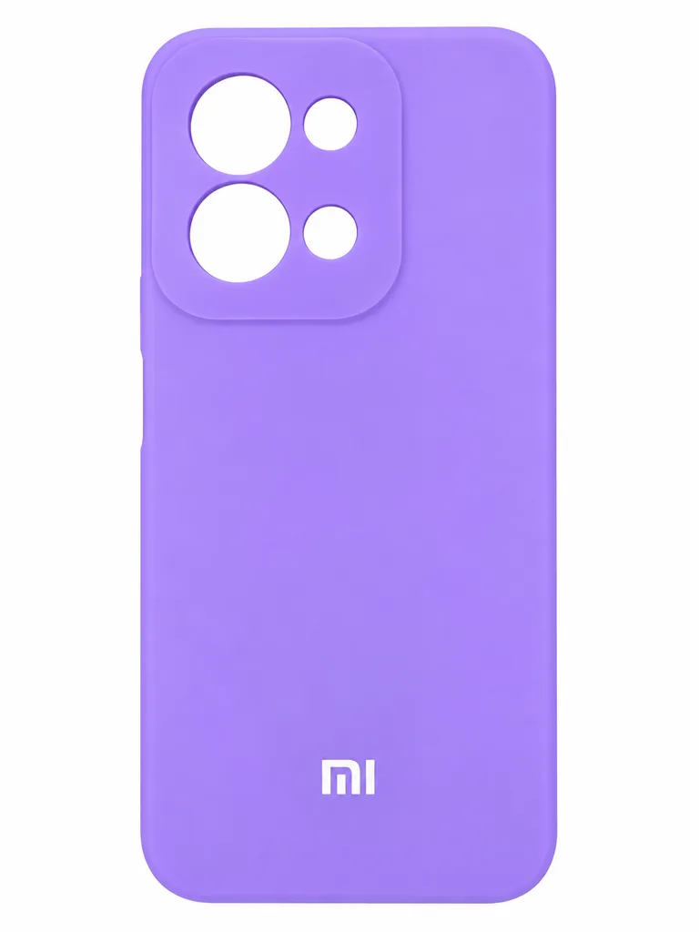Чехол Liquid Silicone для Xiaomi Redmi 15C/Poco C85, цвет элегантный фиолетовый