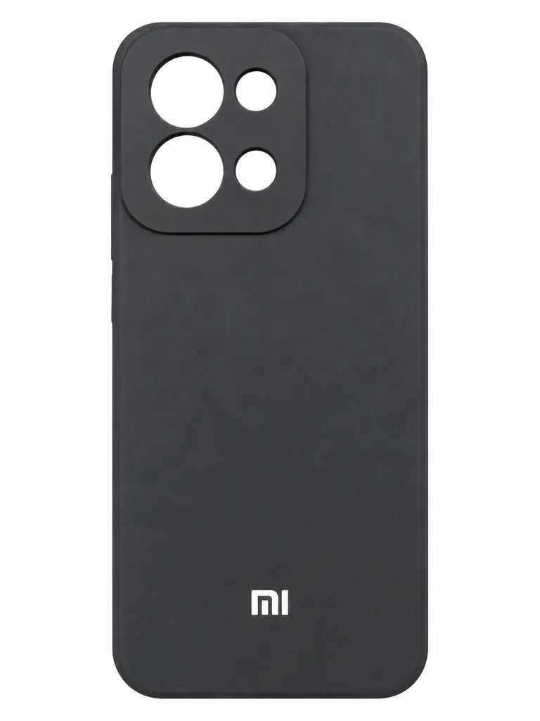 Чехол Liquid Silicone для Xiaomi Redmi 15C/Poco C85, цвет черный