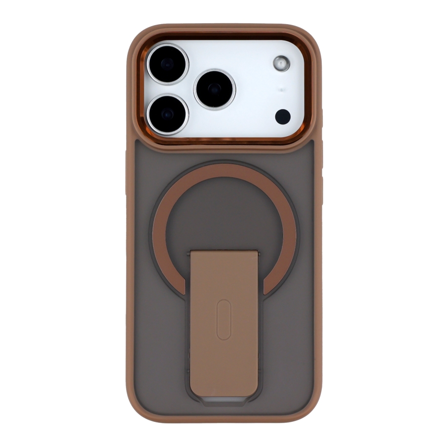 Чехол TPU+PC FlexGuard Magnetic Ring Stand для iPhone 17 Pro Max (Desert)