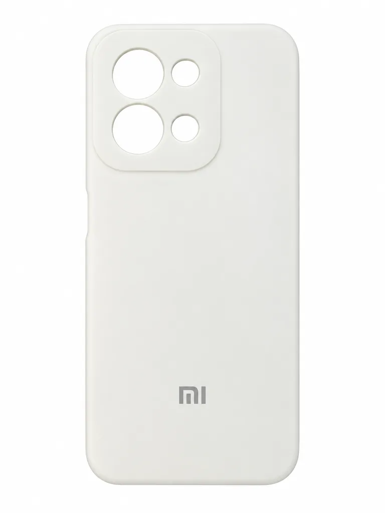 Чехол Liquid Silicone для Xiaomi Redmi 15C/Poco C85, цвет белый