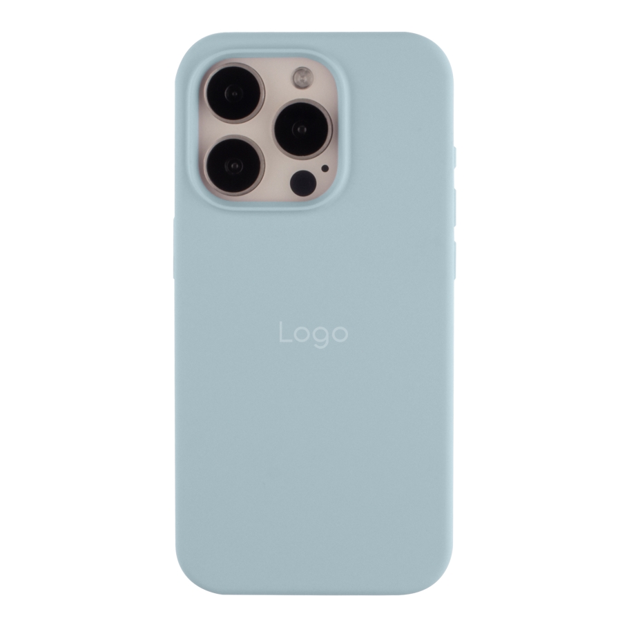 Чехол Silicone Case Full Size (AA) для iPhone 15 Pro Max (58.Sky Blue)