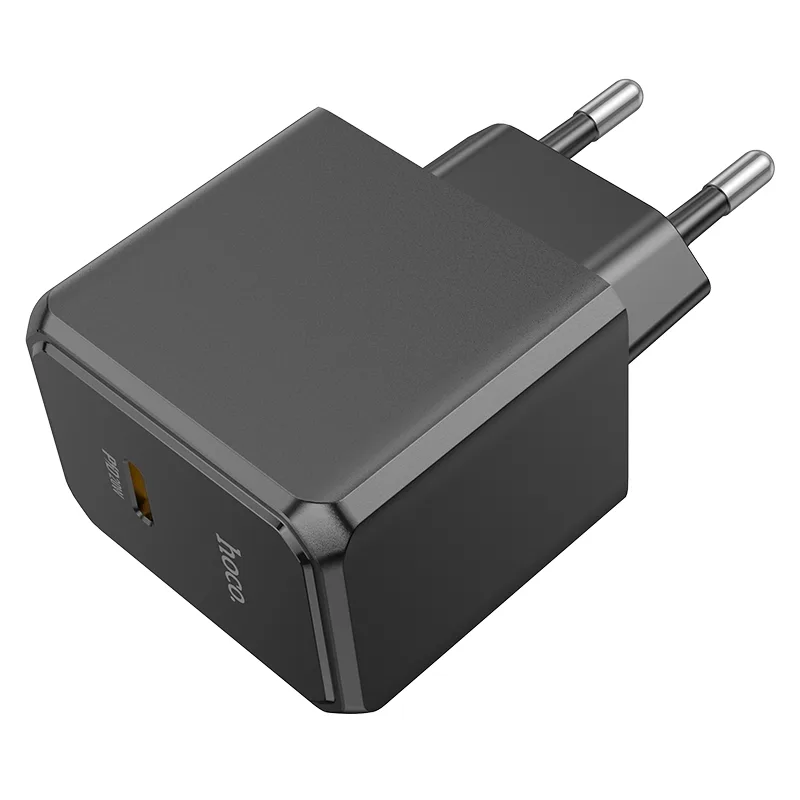 Сетевое Зарядное Устройство Hoco CS13A 1USB-C PD/QC 20W, цвет черный
