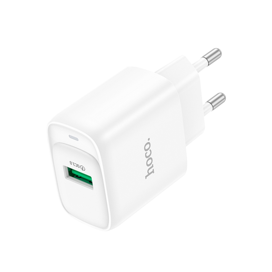 Сетевое Зарядное Устройство Hoco C140A 1USB QC 18W (Белый)