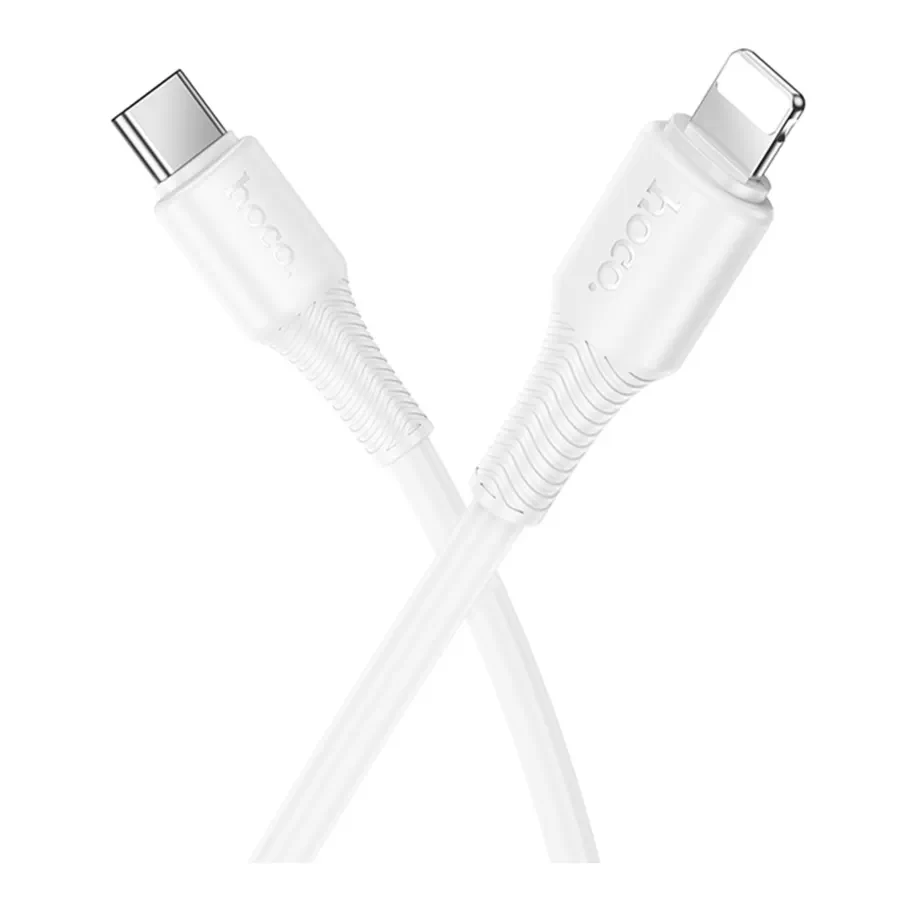 USB Hoco X120 Type-C to Lightning PD27W, цвет белый