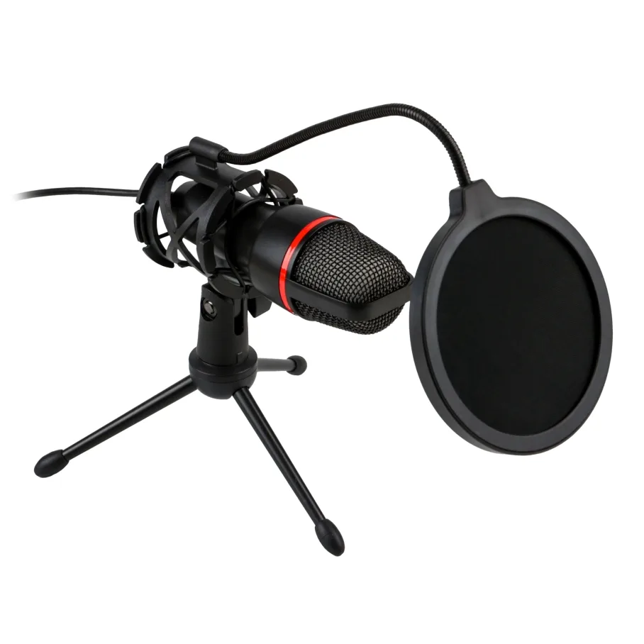 Микрофон для Стрима ME4-RGB Настольный, цвет черный