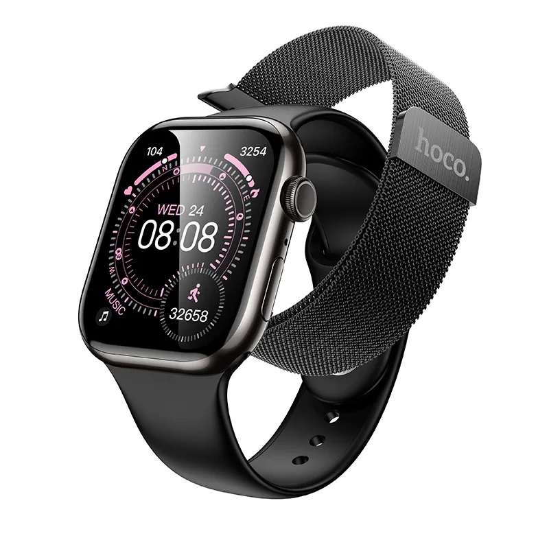 Смарт Часы Hoco Y42 call version Milan Loop, цвет черный