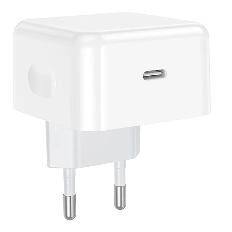Сетевое Зарядное Устройство Hoco C161A 1USB-C PD3.2 40W/60W, цвет белый